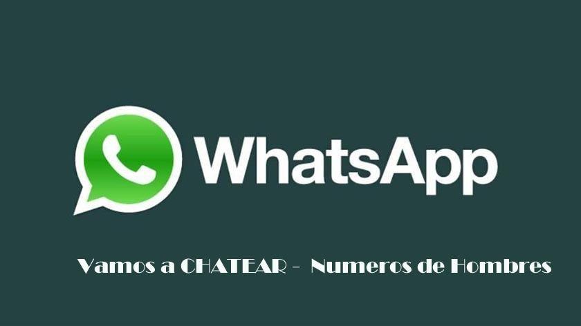 Números de Whatsapp de Hombres o Chicos para Chatear por Whatsapp y hacer amigos