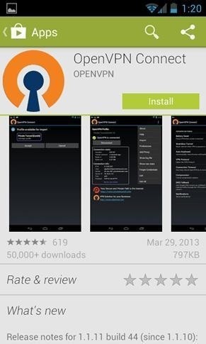 Como Configurar OpenVPN en Android (VPN Gratis) para usar una IP de EEUU 3