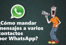 ¿Cómo mandar mensajes a varios contactos por WhatsApp? 3