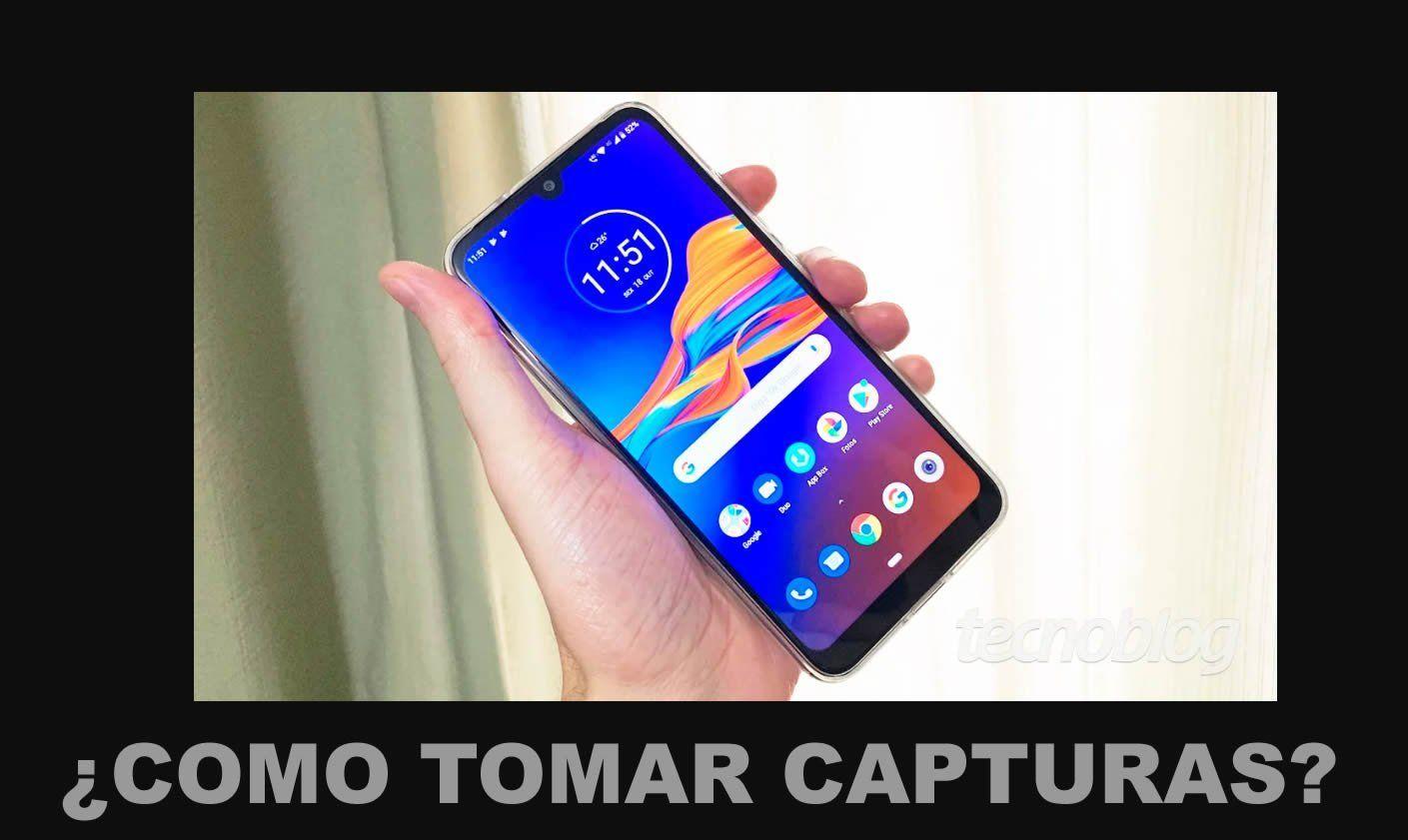 Cómo hacer o tomar capturas de pantalla en Motorola Moto E6 Plus