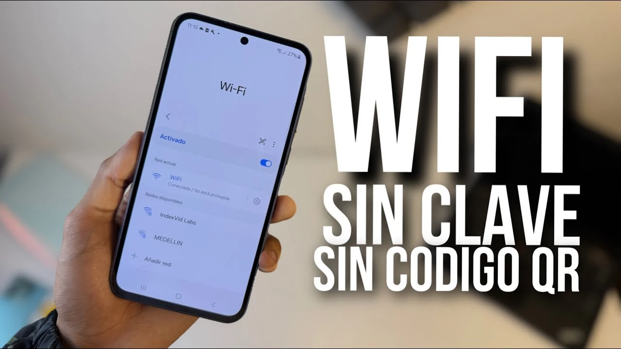 Celular Android conectado a una red WiFi y análisis de seguridad inalámbrica
