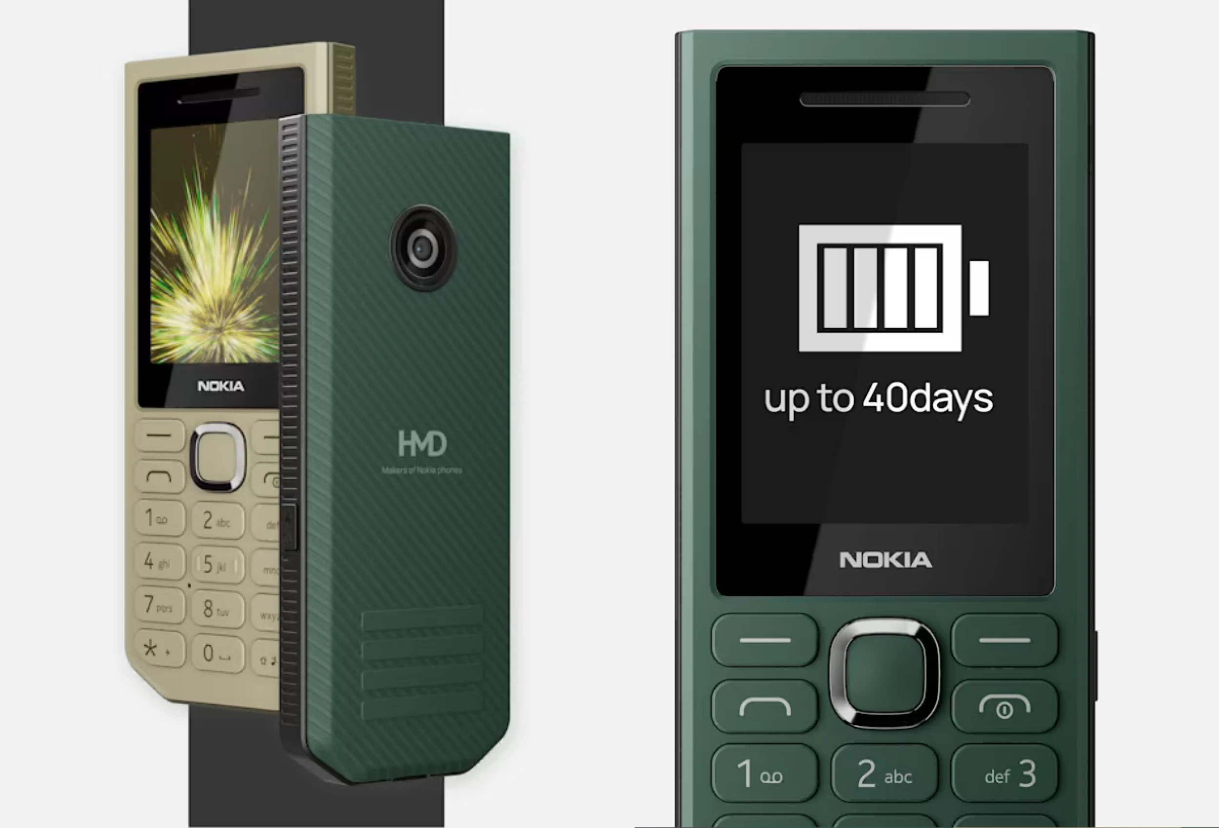 Nokia 300 Charge con batería de hasta 40 días en espera