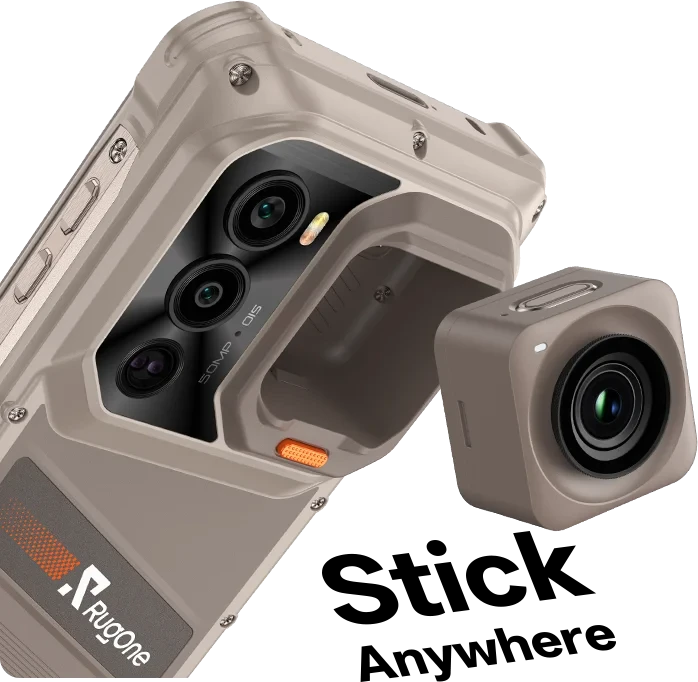 Uso independiente de la cámara Xsnap Go del RugOne Xsnap 7 Pro